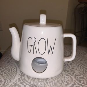Rae Dunn Artisan Collection Grow Teapot Birdhouse # 195 Collectible Birdhouse